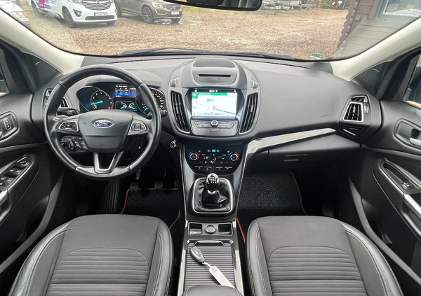Ford Kuga cena 64900 przebieg: 131000, rok produkcji 2017 z Turek małe 326